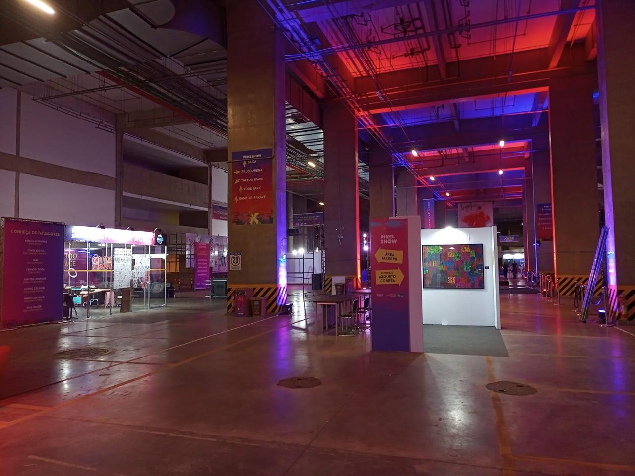 Estrutura montada para o Pixel Show no Estádio Mané Garrincha em Brasília 6